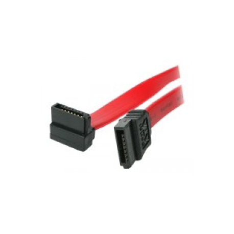 StarTech.com 8in SATA to Right Angle SATA Serial ATA Cable - 8in SATA Cable - 8 SATA Cable - right angle SATA Cable - SATA cable - Serial ATA 150 / 300 / 600 - SATA (R) to SATA (R) - 20.3 cm - right-angled connector - red - for P / N: USB2SATAIDE, USB3SSATAIDE - 0