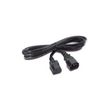 HPE Jumper Cord - Power cable - IEC 60320 C13 to IEC 60320 C14 - AC 250 V - 10 A - 2 m - flint grey - Worldwide - for Apollo 4510 Gen9; Modular Smart Array P2000 G3; ProLiant DL360p Gen8, XL290n Gen10; Rack - 0