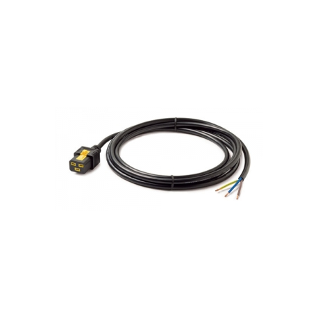 APC - Power cable - IEC 60320 C19 to hardwire 3-wire - AC 240 V - 16 A - 3 m - black - for P / N: SMT2200I-AR, SMT2200R2I-AR, SMT3000I-AR, SMT3000R2I-AR, SRT1500XLI, SRT2200XLI-KR - 0