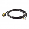 APC - Power cable - IEC 60320 C19 to hardwire 3-wire - AC 240 V - 16 A - 3 m - black - for P / N: SMT2200I-AR, SMT2200R2I-AR, SMT3000I-AR, SMT3000R2I-AR, SRT1500XLI, SRT2200XLI-KR