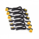 APC - Power cable - IEC 60320 C19 to IEC 60320 C20 - 16 A - 61 cm - 90° connector, latched - black - for P / N: SMT2200I-AR, SMT2200R2I-AR, SMT3000I-AR, SMT3000R2I-AR, SRT1500XLI, SRT2200XLI-KR