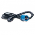 APC - Power cable - IEC 60320 C19 to IEC 60309 (M) - 2.4 m - black - for P / N: SMT2200I-AR, SMT2200R2I-AR, SMT3000I-AR, SMT3000R2I-AR, SRT1500XLI, SRT2200XLI-KR