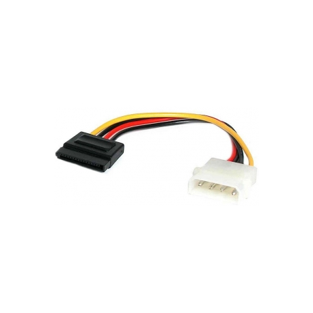 StarTech.com 6in 4 Pin LP4 to SATA Power Cable Adapter - LP4 to SATA - 6in LP4 to SATA Cable - 4 pin to SATA power - Power cable - SATA power (M) to 4 PIN internal power (M) - 0.2 m - for P / N: BRACKET125PTP, PEXUSB311AC3, PEXUSB312A1C1H, PEXUSB312A2C2V, PEXUSB314A2V2 - 1