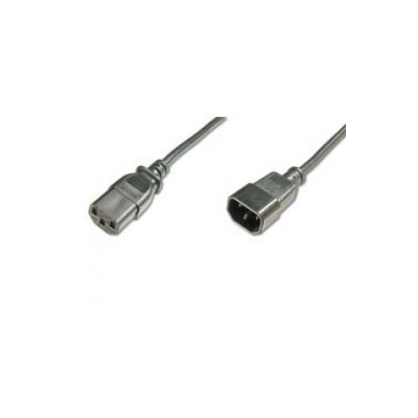 ASSMANN - Power extension cable - IEC 60320 C14 to IEC 60320 C13 - AC 250 V - 1.2 m - molded - black - 0