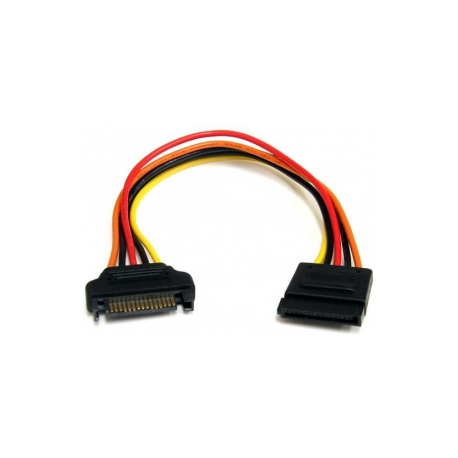 StarTech.com 8in 15 pin SATA Power Extension Cable - 8 SATA power Extension Cable - 8 SATA power Extension cord - Power extension cable - SATA power (M) to SATA power (F) - 20.3 cm - for P / N: PYO2SATA, PYO4SATA, SATAPOWADAP - 3