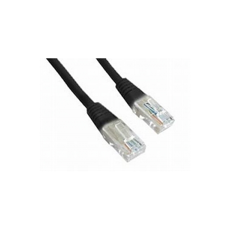 Gembird - Patch cable - RJ-45 (M) to RJ-45 (M) - 5 m - CAT 5e - molded - black - 0