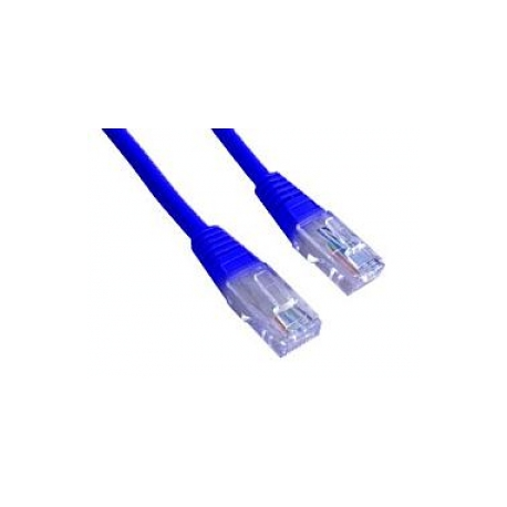 Gembird - Patch cable - RJ-45 (M) to RJ-45 (M) - 50 cm - UTP - CAT 5e - molded - blue - 0