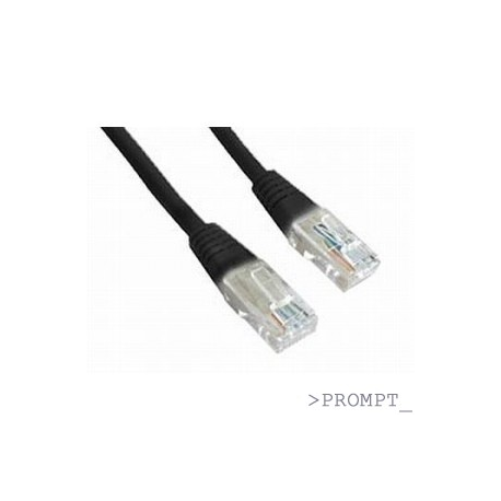 Gembird - Patch cable - RJ-45 (M) to RJ-45 (M) - 1 m - CAT 5e - molded - black - 1
