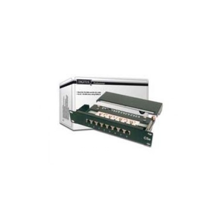 DIGITUS - Patch panel - CAT 5e - STP - RJ-45 X 8 - 1U - 10" - 0