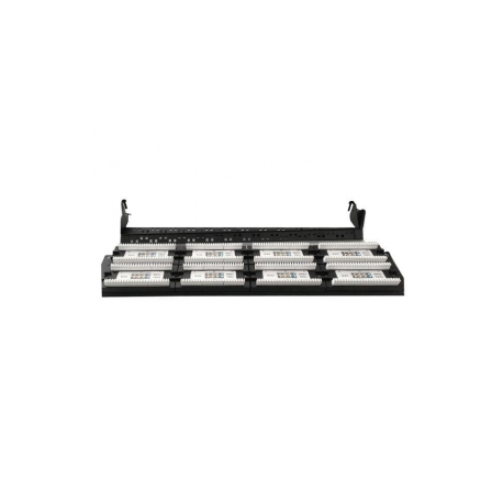 Gembird NPP-C548CM-001 - Patch panel with cable management - CAT 5e - black - 2U - 19" - 48 ports - 0