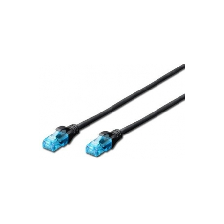 DIGITUS Ecoline - Patch cable - RJ-45 (M) to RJ-45 (M) - 50 cm - UTP - CAT 5e - booted - grey - 0