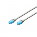 DIGITUS Ecoline - Patch cable - RJ-45 (M) to RJ-45 (M) - 10 m - UTP - CAT 5e - booted - grey