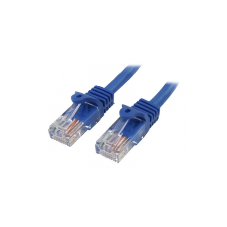 StarTech.com 3m Blue Cat5e / Cat 5 Snagless Patch Cable - Patch cable - RJ-45 (M) to RJ-45 (M) - 3 m - UTP - CAT 5e - molded, snagless - blue - 0