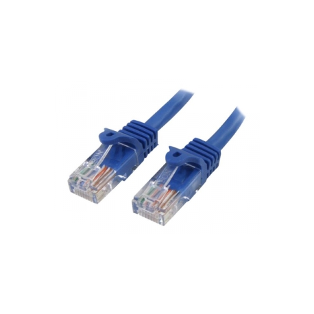 StarTech.com 2m Blue Cat5e  /  Cat 5 Snagless Patch Cable - Patch cable - RJ-45 (M) to RJ-45 (M) - 2 m - UTP - CAT 5e - molded, snagless - blue - 0