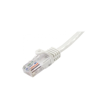 StarTech.com 2m White Cat5e  /  Cat 5 Snagless Patch Cable - Patch cable - RJ-45 (M) to RJ-45 (M) - 2 m - UTP - CAT 5e - molded, snagless - white - 1