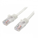 StarTech.com 1m White Cat5e  /  Cat 5 Snagless Patch Cable - Patch cable - RJ-45 (M) to RJ-45 (M) - 1 m - UTP - CAT 5e - riser, snagless - white