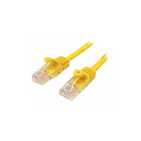 StarTech.com 1m Yellow Cat5e / Cat 5 Snagless Patch Cable - Patch cable - RJ-45 (M) to RJ-45 (M) - 1 m - UTP - CAT 5e - snagless - yellow - 0