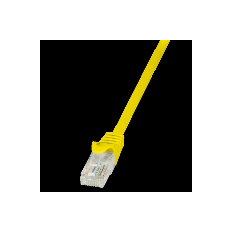 LogiLink - Patch cable - RJ-45 (M) to RJ-45 (M) - 1 m - UTP - CAT 5e - yellow - 0
