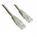 Goobay - Patch cable - RJ-45 (M) to RJ-45 (M) - 2 m - UTP - CAT 5e - molded, snagless - grey