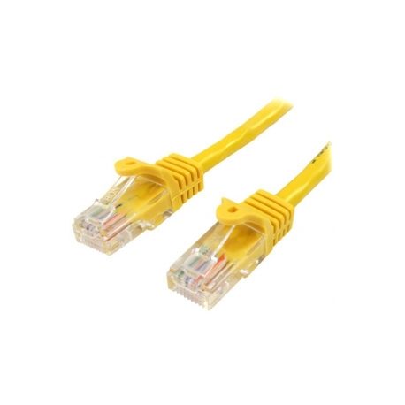 StarTech.com 10m Yellow Cat5e  /  Cat 5 Snagless Ethernet Patch Cable 10 m - Patch cable - RJ-45 (M) to RJ-45 (M) - 10 m - UTP - CAT 5e - snagless, stranded - yellow - 0