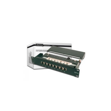 DIGITUS - Patch panel - CAT 6 - STP - RJ-45 X 8 - 1U - 10" - 0