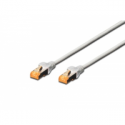 DIGITUS - Patch cable - RJ-45 (M) to RJ-45 (M) - 30 m - SFTP - CAT 6 - halogen-free - grey