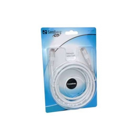 Sandberg SAVER - Patch cable - RJ-45 (M) to RJ-45 (M) - 3 m - UTP - CAT 6 - 0