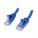 StarTech.com 2m CAT6 Ethernet Cable, 10 Gigabit Snagless RJ45 650MHz 100W PoE Patch Cord, CAT 6 10GbE UTP Network Cable w / Strain Relief, Blue, Fluke Tested / Wiring is UL Certified / TIA - Category 6 - 24AWG (N6PATC2MBL) - Patch cable - RJ-45 (M) to RJ-45 (M) - 2 m - UTP - CAT 6 - molded, snagless - blue