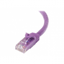 StarTech.com 2m CAT6 Ethernet Cable, 10 Gigabit Snagless RJ45 650MHz 100W PoE Patch Cord, CAT 6 10GbE UTP Network Cable w / Strain Relief, Purple, Fluke Tested / Wiring is UL Certified / TIA - Category 6 - 24AWG (N6PATC2MPL) - Patch cable - RJ-45 (M) to RJ-45 (M) - 2 m - UTP - CAT 6 - snagless - purple