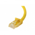 StarTech.com 2m CAT6 Ethernet Cable, 10 Gigabit Snagless RJ45 650MHz 100W PoE Patch Cord, CAT 6 10GbE UTP Network Cable w / Strain Relief, Yellow, Fluke Tested / Wiring is UL Certified / TIA - Category 6 - 24AWG (N6PATC2MYL) - Patch cable - RJ-45 (M) to RJ-45 (M) - 2 m - UTP - CAT 6 - snagless - yellow