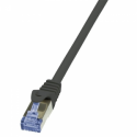 LogiLink PrimeLine - Patch cable - RJ-45 (M) to RJ-45 (M) - 3 m - SFTP, PiMF - CAT 6a - halogen-free - black