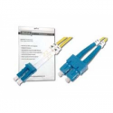 DIGITUS Patch Cable - Patch cable - SC single-mode (M) to LC single-mode (M) - 1 m - fibre optic - 9  /  125 micron - OS1 - halogen-free - yellow