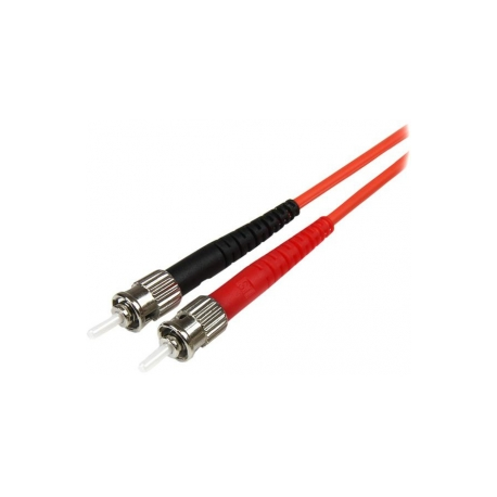StarTech.com 2m Fiber Optic Cable - Multimode Duplex 50 / 125 - LSZH - LC / ST - OM2 - LC to ST Fiber Patch Cable - Patch cable - ST multi-mode (M) to LC multi-mode (M) - 2 m - fibre optic - duplex - 50 / 125 micron - OM2 - molded - orange - for P / N: MCM1110MMLC - 1