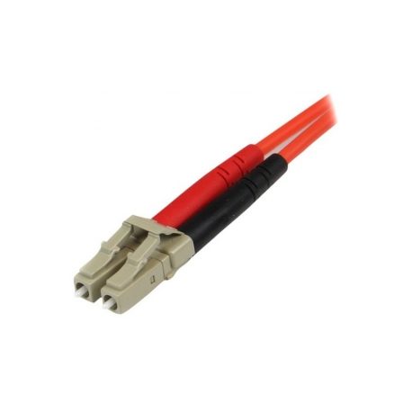 StarTech.com 2m Fiber Optic Cable - Multimode Duplex 50 / 125 - LSZH - LC / ST - OM2 - LC to ST Fiber Patch Cable - Patch cable - ST multi-mode (M) to LC multi-mode (M) - 2 m - fibre optic - duplex - 50 / 125 micron - OM2 - molded - orange - for P / N: MCM1110MMLC - 2