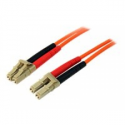 StarTech.com 3m Fiber Optic Cable - Multimode Duplex 50 / 125 - LSZH - LC / LC - OM2 - LC to LC Fiber Patch Cable - Network cable - LC multi-mode (M) to LC multi-mode (M) - 3 m - fibre optic - duplex - 50  /  125 micron - for P / N: GLCLHSMDSTTA, GLCSXMMDST, GLCSXMMDSTT, JD118BST, MASFP1GBSXST, SFP100BFXST