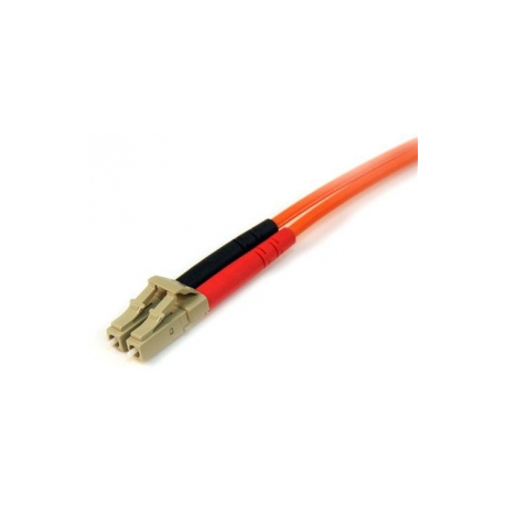 StarTech.com 1m Fiber Optic Cable - Multimode Duplex 50 / 125 - LSZH - LC / LC - OM2 - LC to LC Fiber Patch Cable (50FIBLCLC1) - Network cable - LC multi-mode (M) to LC multi-mode (M) - 1 m - fibre optic - duplex - 50  /  125 micron - for P / N: GLCLHSMDSTTA, GLCSXMMDST, GLCSXMMDSTT, JD118BST, MASFP1GBSXST, SFP100BFXST - 2
