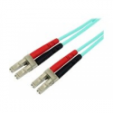 StarTech.com 2m Fiber Optic Cable - 10 Gb Aqua - Multimode Duplex 50 / 125 - LSZH - LC / LC - OM3 - LC to LC Fiber Patch Cable - Patch cable - LC multi-mode (M) to LC multi-mode (M) - 2 m - fibre optic - duplex - 50 / 125 micron - aqua - for P / N: J9152AST, MASFP10GBSR, SFP10GBLRMST, SFP10GBSRST, SFP10GSRSST, SFP10GSRXST