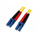 StarTech.com 4m Fiber Optic Cable - Single-Mode Duplex 9 / 125 - LSZH - LC / LC - OS1 - LC to LC Fiber Patch Cable (SMFIBLCLC4) - Patch cable - LC single-mode (M) to LC single-mode (M) - 4 m - fibre optic - duplex - 9 / 125 micron - OS1 - molded - yellow - for P / N: SFP100BBXDST, SFP100BBXUST, SFP10GBBXDST, SFP10GBBXUST, SFP10GBLRST, SFP10GBZRST