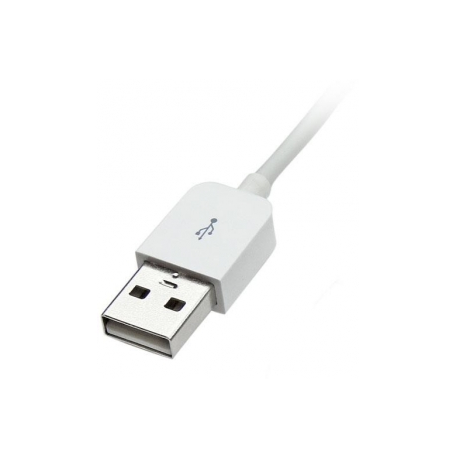 StarTech.com Apple 30-pin Dock Connector to USB Cable iPhone iPod iPad - Charging / data adapter - Apple Dock male to USB male - 1 m - white - for P / N: ST73007UA - 3