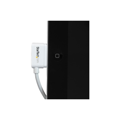 StarTech.com Apple 30-pin Dock Connector to USB Cable iPhone iPod iPad - Charging / data adapter - Apple Dock male to USB male - 1 m - white - for P / N: ST73007UA - 5