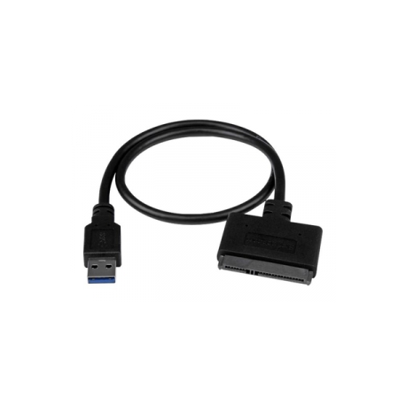 StarTech.com USB 3.1 to 2.5" SATA Hard Drive Adapter - USB 3.1 Gen 2 10Gbps with UASP External HDD / SSD Storage Converter (USB312SAT3CB) - Storage controller - 2.5", 3.5" - SATA 6Gb / s - USB 3.1 (Gen 2) - black - 0