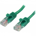 StarTech.com 5m Green Cat5e  /  Cat 5 Snagless Ethernet Patch Cable 5 m - Network cable - RJ-45 (M) to RJ-45 (M) - 5 m - UTP - CAT 5e - snagless, stranded - green