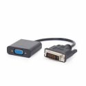 Cablexpert A-DVID-VGAF-01 - Adapter - DVI-D male to HD-15 (VGA) female - 20 cm - black - 1080p support
