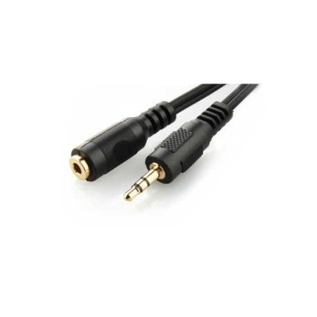 Gembird - Audio extension cable - stereo mini jack female to stereo mini jack male - 5 m - black - 1