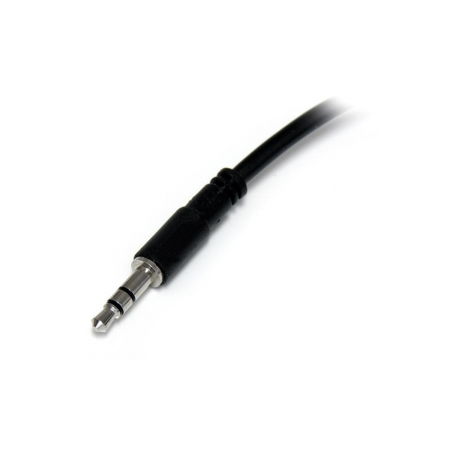 StarTech.com 6 in. 3.5mm Audio Splitter Cable - Stereo Splitter Cable - Gold Terminals - 3.5mm Male to 2x 3.5mm Female - Headphone Splitter (MUY1MFF) - Audio splitter - stereo mini jack male to stereo mini jack female - 15.2 cm - for P / N: MU1MMS, PCISOUND4CH - 1