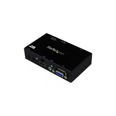 StarTech.com 2x1 VGA + HDMI to HDMI Switch  /  Selector Box - 1080p Multi Video Input Automatic Switcher - 2 Computers In 1 Monitor Out (VS221VGA2HD) - Video / audio switch - desktop - for P / N: SVA5N3NEUA - 1