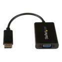StarTech.com DisplayPort to VGA Adapter with Audio - 1920x1200 - DP to VGA Converter for Your VGA Monitor or Display (DP2VGAA) - DisplayPort / VGA adapter - DisplayPort (M) to HD-15 (VGA), mini jack, Micro-USB Type B (power only) (F) - DisplayPort 1.2 - 18.4 m - active, 1920 x 1200 (WUXGA) support - black - for P / N: DK30CH2DEP, DK30CH2DEPUE, TB32DP14, TB32DP2T, TB3DK2DHV, TB3DK2DHVUE, TB3DKDPMAWUE
