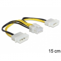 DeLOCK - Power cable - 8 pin EPS12V (F) to 4 PIN internal power (M) - 15 cm