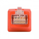 StarTech.com Cat6 Cable - Cat6 Crossover Adapter - GbE - Red - Ethernet Network Cable (C6CROSSOVER) - Crossover adapter - RJ-45 (M) to RJ-45 (F) - CAT 6 - red