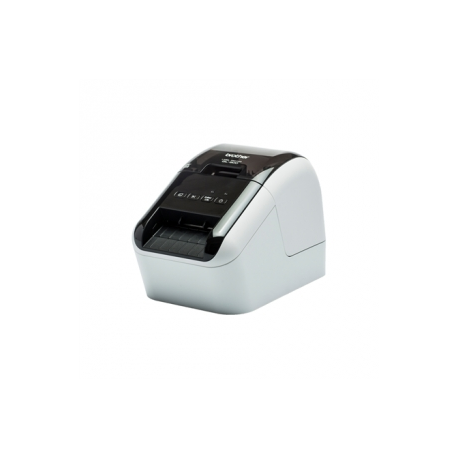 Brother QL-800 - Label printer - two-colour (monochrome) - direct thermal - Roll (6.2 cm) - 300 x 600 dpi - up to 93 labels/min - USB 2.0 - black, white - 0